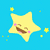 Four pixelated icons arranged in a : yellow star with blush, red heart eyes, banana and coffee cup labeled BFF, green background with Amanda text