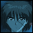 Pixelated anime-style character with blue hair and a blue outfit, next to text reading 'AnimeIM' and 'com' on a black background.
