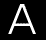 White uppercase A and lowercase a rendered in pixelated font on black background with gray top and bottom borders.