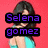 Pixelated image of a woman with dark hair in a teal top against red background, overlaid with purple text "Selena gomez"; adjacent shows another woman in blue top with green "Demi Lovato" text