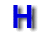 A 5x4 contact sheet of animated frames showing a blue letter H transforming into a stylized lowercase h through multiple stages with white and light blue effects on gray background.
