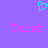 A static image with a purple background featuring a cyan heart symbol and two pink 'Dool' text elements.