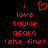 Red pixelated text and a heart symbol on a black background, with two identical static frames showing the same content.