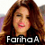 four pixelated images showing a woman with long dark hair, each with overlaid text labels