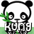 Four pixelated panda icons arranged in a , each holding green bamboo sprigs with text below