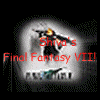Animated sequence showing Final Fantasy VII character Cloud Strife in various poses with red text 'Shiro's Final Fantasy VII' on a dark background.