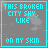 25 identical square with cyan borders, each containing text on a gray background