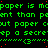 Green text on black background repeats 'paper is mqpaper is mqpaper is mqpent than peent than peent than peout paper cout paper cout paper cout ep a secreep a secreep a secreep a secre', with red dots and green lines separating