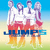 Four stylized figures in white tops and red bottoms stand side-by-side against a blue-to-yellow gradient background with the word JUMPS below them.