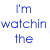 Pixelated image with blue text fragments, a character in red headwear and white top, and two figures on blue backgrounds.