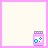 Pixel art icon with pink border showing a jar of blue bubbles and changing text above it.
