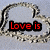 Four silver chain-link with red text reading 'Love is hard to find so take it when u get the chance❤' on a light gray background