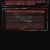 Dark pixelated image with layered horizontal bands of deep red and gray tones, framed by a thin dark border.