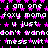 Pixelated text repeats 'i am one foxy mama' and 'u just don't wanna mess wit' over a black background with pink stars.