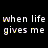 A contact sheet of six animated frames showing a meme with text and an image, featuring the phrase "when life gives me lemons lemons" in yellow and white text above a red "beaf stew" text block, with a small yellow lemon icon and a pixelated photo of a person on the right side.