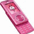 A pink rectangular icon with rounded corners and a glossy finish, featuring two circular buttons on the left side.