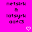 Pixelated text on bright pink background with two white heart icons below, one solid and one outlined.