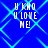 Blue background with light blue diamond pattern and white text "U KNO U LOVE ME!" in four identical quadrants