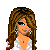 Pixel art contact sheet showing three frames of a female character in white outfit with pink skirt and necklace, accompanied by pink text reading "I want to be HIS GIRL" and "For Halloween".