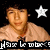 Pixelated image of a shirtless person with light brown skin and short hair, next to a white star on black background, with partial text at bottom.