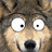 Pixelated wolf face with wide eyes and open mouth, green text on black background reading 'FROOK A MOOSE EVERYONE C'MON LETS GOO!', white text on black bars saying 'you know you want lol' over blurred landscape.