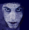 identical pixelated faces with blue-toned skin and dark eyes, each face overlaid with text reading 'am i your' above the head and 'anything?' below the mouth