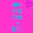 A bright pink background displays cyan text reading 'aleh and dee = BFFL' with a purple pixelated heart above the right side of the text.