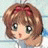 A 48x48 pixel buddy icon featuring a cartoon character with brown hair and red bow on the left, next to black background text reading "Anime IM" and "com" on the right.