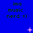 Blue background with repeated 'ima music nerd =)' text and pink star-like shapes in various positions.