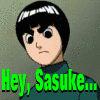 Four- shows two anime characters with text overlays; top-left character speaks, top-right reacts, bottom show identical action with text