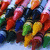 A pixelated image of colorful crayons with overlaid text reading 'Your my Crayola' and 'ma pile of RoseArt'.