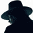 A contact sheet of 8 animated frames from a V for Vendetta-themed buddy icon showing character silhouettes, text elements, and symbol variations.