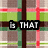 Pixelated text on a plaid background with black-and-white lettering and red-brown lines