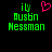Green pixelated text 'ily', 'Austin', and 'Nessman' on black background with pink heart symbol above 'ily'.