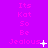 A static image with a bright purple background displays repeated text in pink and white, including "Its Kat So Be Jealous" and small white plus signs and dots.