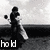 A black-and-white animated sequence shows a figure holding a golf club and bag, with text changing from 'hold' to 'on' then 'tight'.