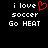 Pixelated text on black background with red heart symbol replacing 'love' in left , identical text in right