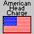 A static pixel art buddy icon featuring text and a U.S. flag design on a gray background.