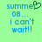 Pixelated text on light green background with blue letters and a dark green heart symbol replacing the 'e' in summer.