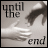 A 3x3 contact sheet of seven grayscale animated frames showing hands reaching toward each other with text "until the end" in a vintage film style.