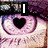 A four- displays distinct visual elements: a heart-shaped eye, hands forming a heart with text, and green polka dots with a name