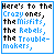 12 pixelated text with blue borders, each containing stylized black and blue text on white backgrounds