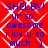 Red background with white crisscross pattern and blue text reading 'SHELBY! ur so awesome i luv u so much :)'.