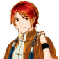 Nine anime-style character portraits arranged in a , each with distinct clothing and hairstyles against a white background