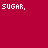 Animated contact sheet of a pixel art animation featuring text and stick figures on a red background, showing sequential changes in text content and small yellow elements.