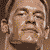 A 3x3 contact sheet of animated frames featuring a wrestler's face with varying expressions and the "RAW" logo in white text over yellow "U.S." text on brown backgrounds, plus one black background frame.