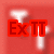 Red background with white antenna-like shapes; text changes from "ExTT" to "MikaylaL1" to "2011" across frames.