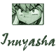 Six anime-style character headshots in green monochrome, arranged in two above and below repeated cursive text