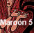 Pixelated static image of a stylized figure with text overlay on dark red background, appearing to be a low-resolution buddy icon from early internet era.