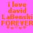 Pixelated orange text on bright pink background with repeated phrases and star symbols, showing animation changes in star positions.